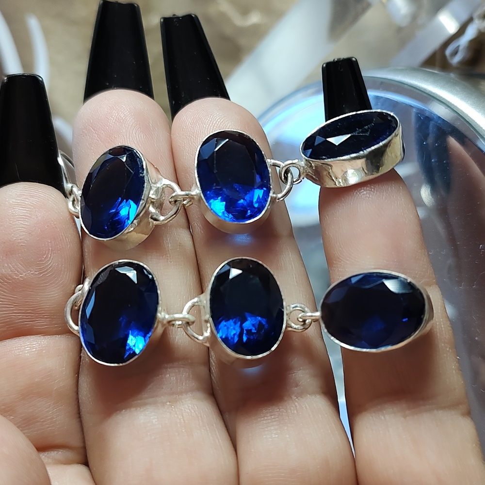 London Blue Topaz earrings